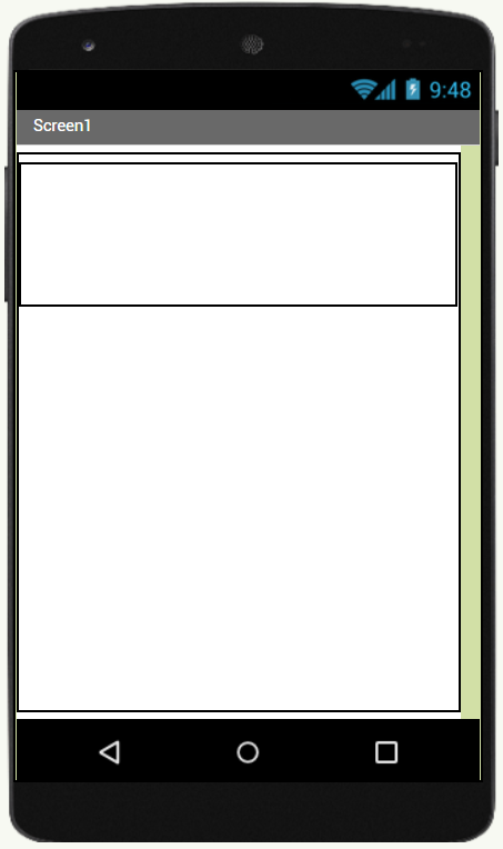 Verbindungsscreen mit gefüllten Ausrichtungen